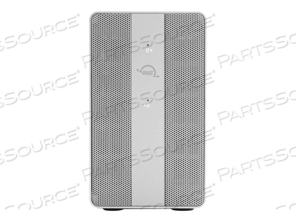 OWC MERCURY ELITE PRO DUAL WITH 3-PORT HUB, HARD DRIVE ARRAY, 12 TB, 2 BAYS (SATA-600), HDD 6 TB X 2, USB 3.2 GEN 2 (EXTERNAL) by Other World Computing