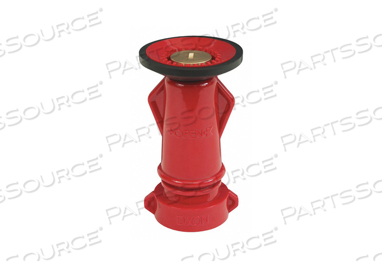 FIRE HOSE NOZZLE 1-1/2 IN. RED by Dixon Valve and Coupling