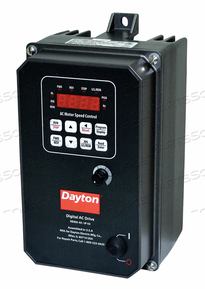 VARIABLE FREQ DRIVE 1HP 120/208-240V by DAYTON ELECTRIC MANUFACTURING CO VARIABLE FREQ DRIVE 1HP 120/208-240V by DAYTON ELECTRIC MANUFACTURING CO