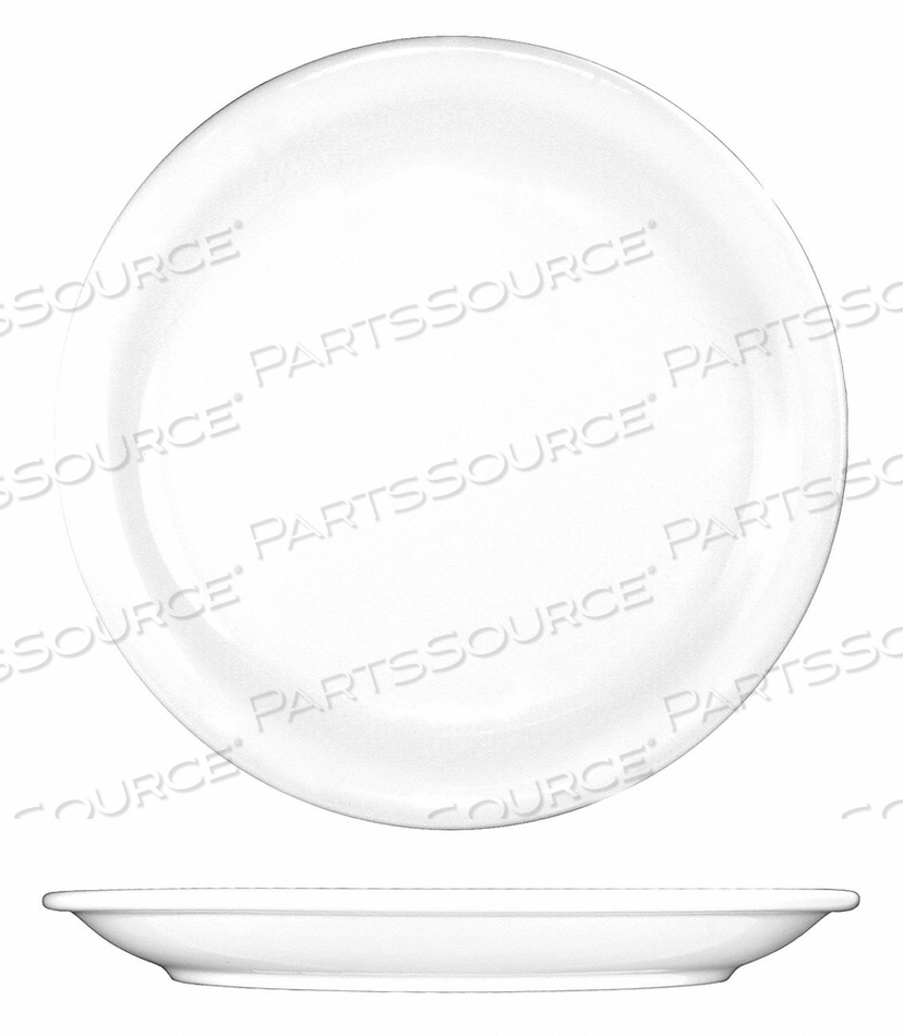 PLATE 7-1/2 IN DIA EUROPEAN WHITE PK36 by ITI PLATE 7-1/2 IN DIA EUROPEAN WHITE PK36 by ITI