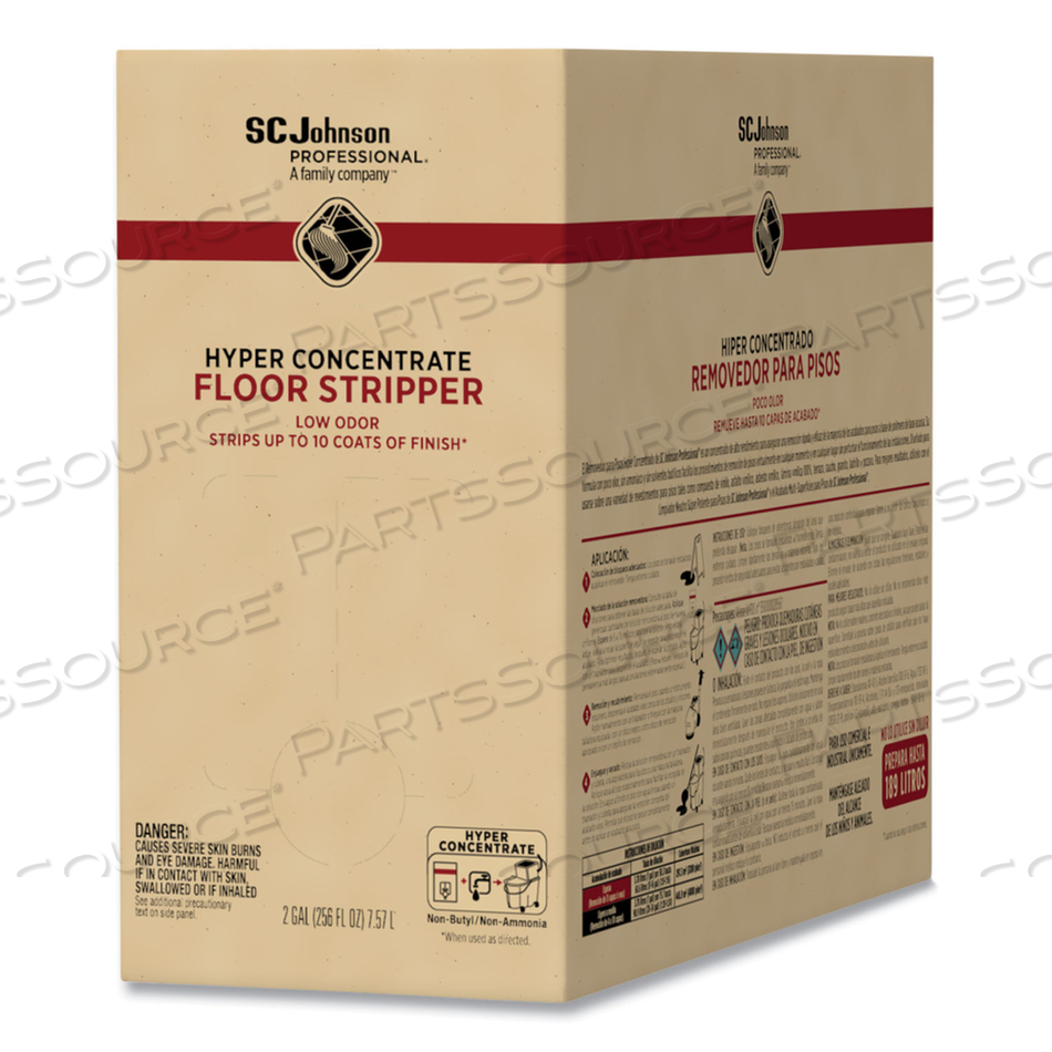 HYPER CONCENTRATE FLOOR STRIPPER, LOW ODOR, 2 GAL BAG-IN-BOX by SC Johnson HYPER CONCENTRATE FLOOR STRIPPER, LOW ODOR, 2 GAL BAG-IN-BOX by SC Johnson