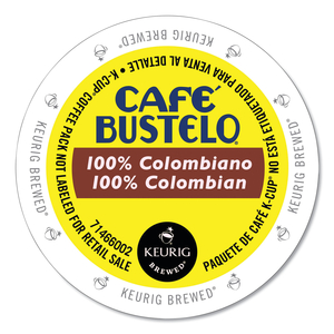 100 PERCENT COLOMBIAN K-CUPS, 24/BOX by Cafe Bustelo