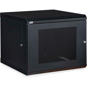 9U LINIER FIXED WALL MOUNT CABINET - VENTED DOOR by Kendall Howard LLC