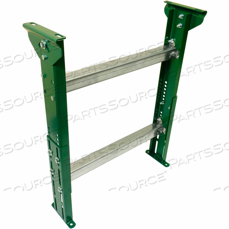 H-STAND SUPPORT FOR ASHLAND 21" BF ROLLER CONVEYORS - ADJ. 25-1/4" TO 37-1/4"H by Ashland Conveyor