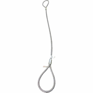LIFT AMERICA WIRE ROPE SLING 3/8" X 6' EYE & EYE, 2200/2800/5600 LBS CAP by Mazzella Lifting Technologies