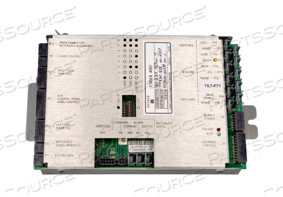 MASTER CONTROL TABLE ASSEMBLY FOR 4058 by STERIS Corporation MASTER CONTROL TABLE ASSEMBLY FOR 4058 by STERIS Corporation