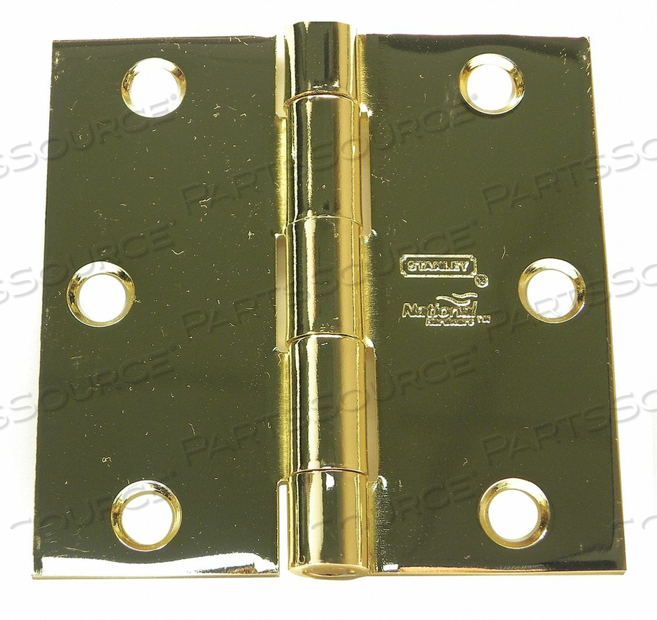 TEMPLATE HINGE REMOVABLE BRIGHT BRASS by Stanley