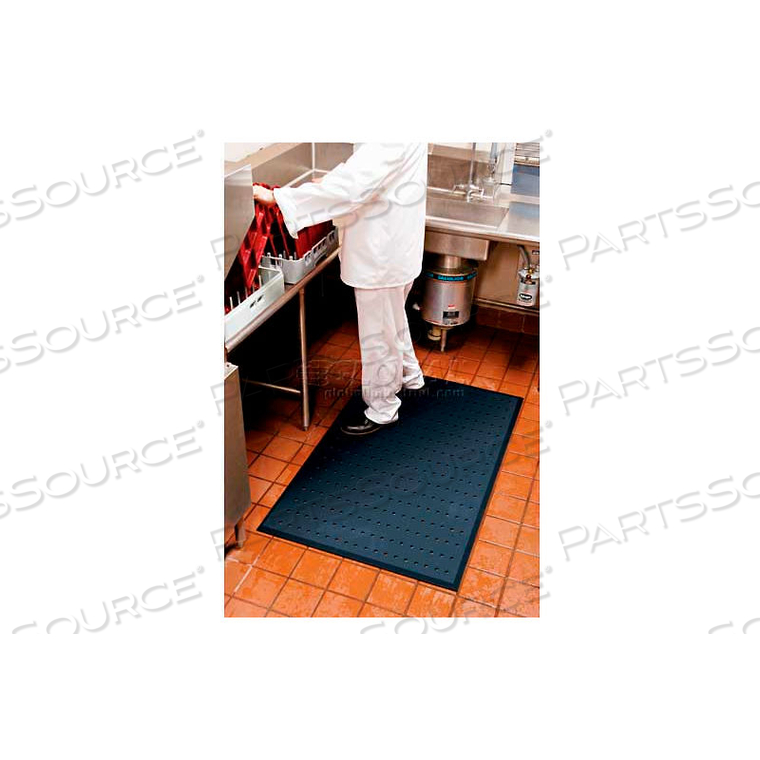 COMPLETE COMFORT ANTI-FATIGUE MAT 5/8" THICK 3' X 10' BLACK by Andersen Company