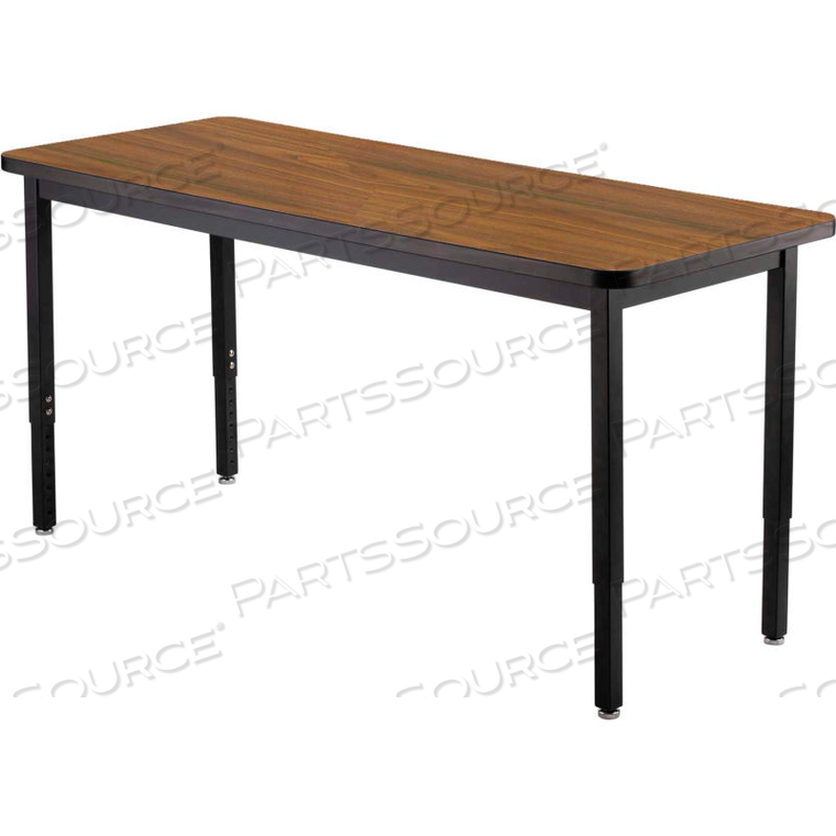 INTERION UTILITY TABLE - 72 X 24 - WALNUT by National Public Seating INTERION UTILITY TABLE - 72 X 24 - WALNUT by National Public Seating