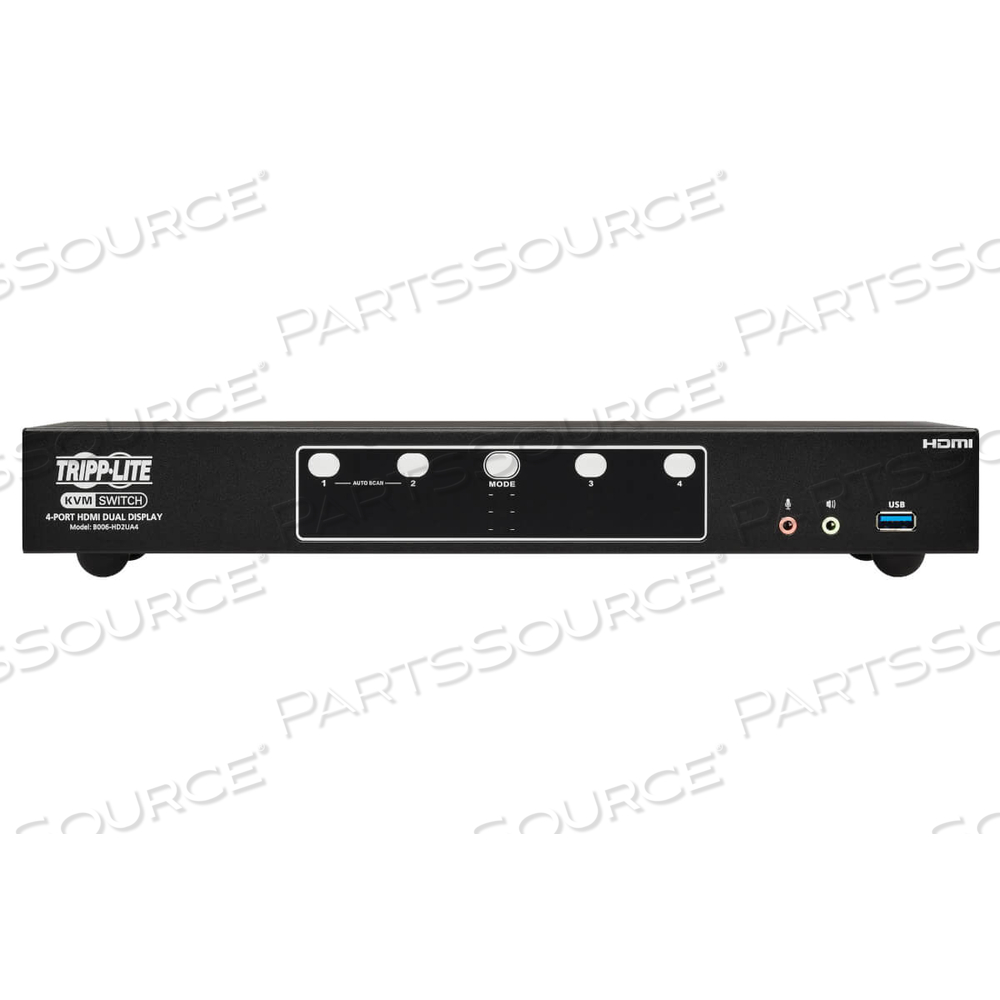 4 PT HDMI DUAL DISP KVM SWITCH by Tripp Lite