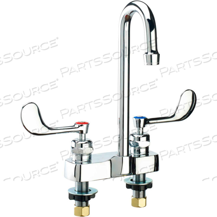 MEDICAL & LAVATORY FAUCET WITH RIGID GOOSENECK SPOUT by Krowne