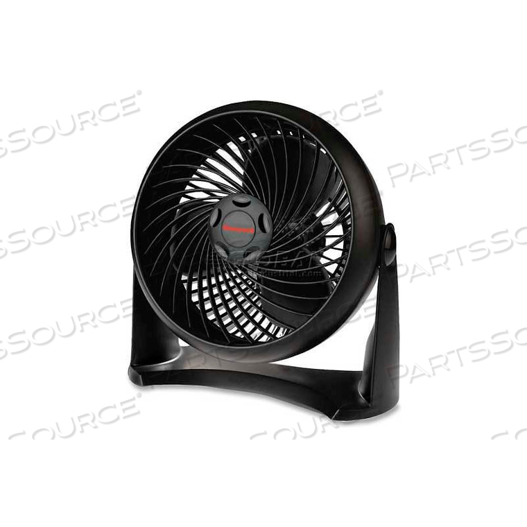 TURBO TABLE AIR CIRCULATOR FAN, 3-SPEED, 6.5"L X 11.3"W X 11"H, WALL MOUNT, BLACK by Honeywell TURBO TABLE AIR CIRCULATOR FAN, 3-SPEED, 6.5"L X 11.3"W X 11"H, WALL MOUNT, BLACK by Honeywell
