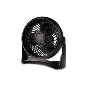 TURBO TABLE AIR CIRCULATOR FAN, 3-SPEED, 6.5"L X 11.3"W X 11"H, WALL MOUNT, BLACK by Honeywell