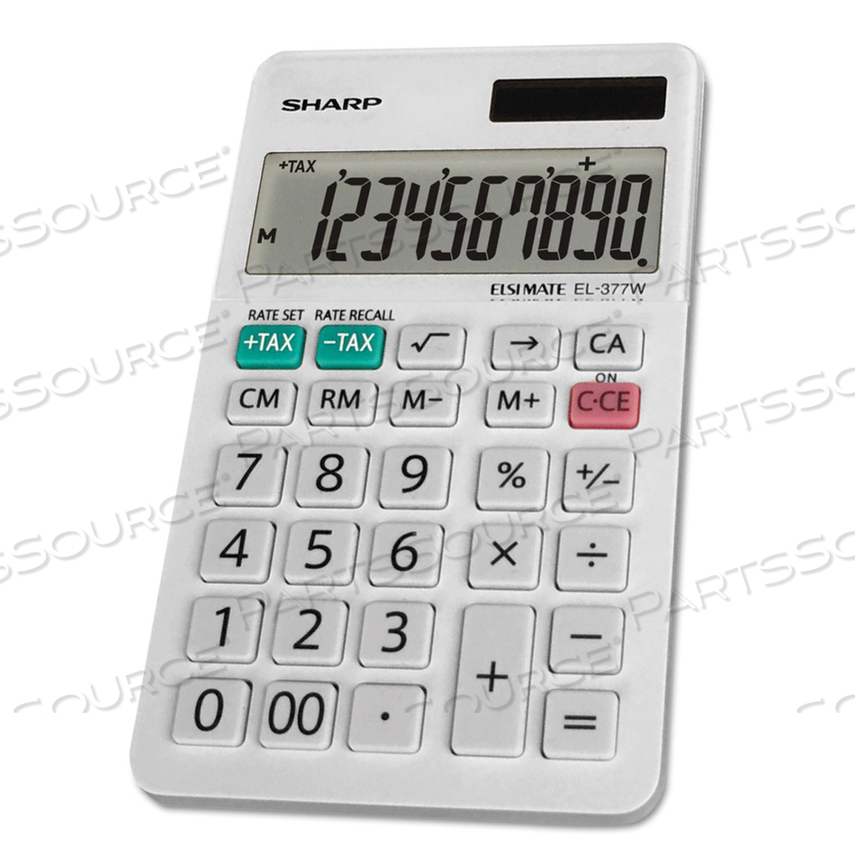 POCKET CALCULATOR LCD 10 DISPLAY DIGITS by Sharp Electronics Corporation