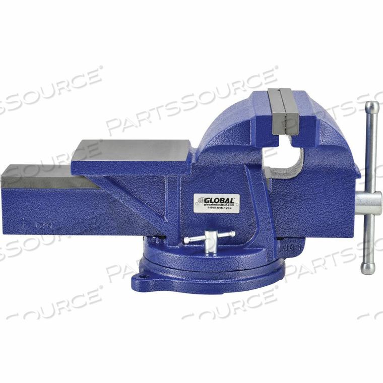 8" JAW WIDTH GENERAL PURPOSE BENCH VISE W/ SWIVEL BASE by Laizhou Hongyuan 8" JAW WIDTH GENERAL PURPOSE BENCH VISE W/ SWIVEL BASE by Laizhou Hongyuan