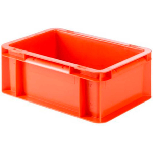 EURO-FIX SOLID CONTAINER EF3120 - 12" X 8" X 5", RED by SSI Schaefer