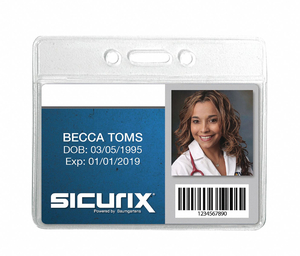 ID BADGE HOLDER HORIZONTAL PK50 by Baumgartens
