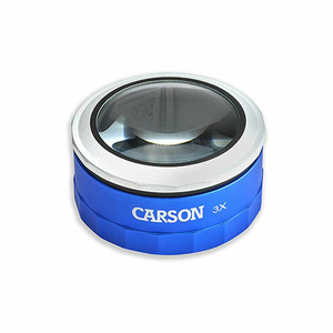 3X TOUCH ACTIVATED LED LIGHTED LOUPE MAGNIFIER by Carson