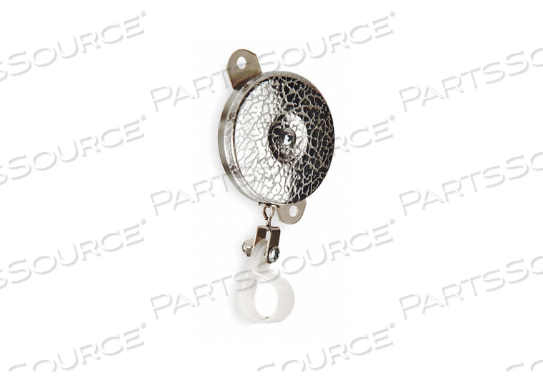 KEY-BAK INDUSTRIAL #7LSC RETRACTABLE KEY REEL WITH 24" STAINLESS STEEL CHAIN STEEL BRACKET MOUNT by West Coast Chain Mfg