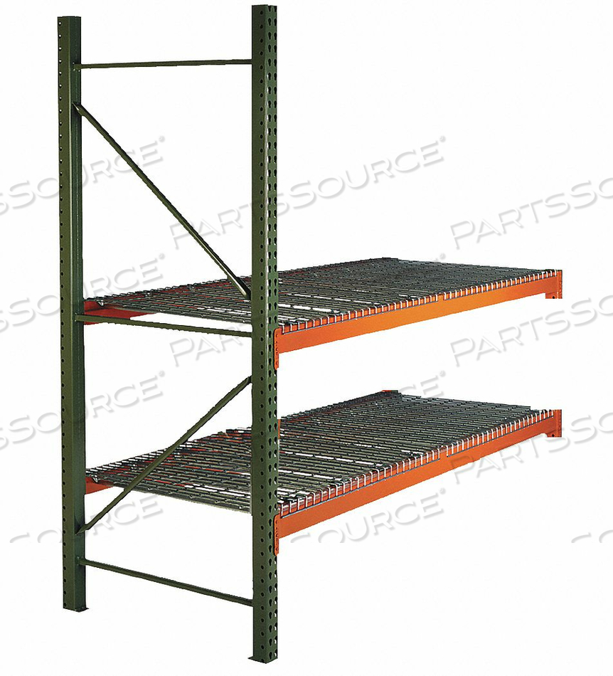 PALLET RACK ADD-ON 108X42X144 W/DECK by Husky Rack & Wire PALLET RACK ADD-ON 108X42X144 W/DECK by Husky Rack & Wire