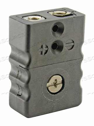THERMOCOUPLE JACK J STANDARD BLACK 2 PIN by DAYTON ELECTRIC MANUFACTURING CO