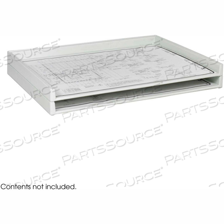 GIANT STACK TRAY 45-1/4"W X 34"D X 3"H by Safco