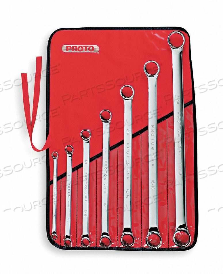 BOX END WRENCH SET 7 PIECES 12 PTS 