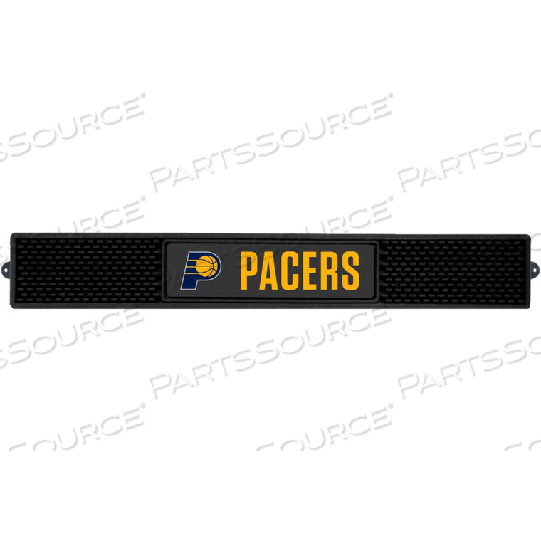 DRINK MAT, NBA - INDIANA PACERS, 3-1/4"X 24"X 1" 