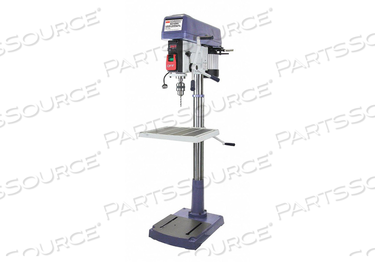 FLOOR DRILL PRESS BELT DRIVE 1-1/2 HP by DAYTON ELECTRIC MANUFACTURING CO FLOOR DRILL PRESS BELT DRIVE 1-1/2 HP by DAYTON ELECTRIC MANUFACTURING CO