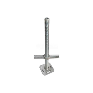 GALVANIZED 24" SCREW JACK W/ PLATE - HOLLOW by Metaltech