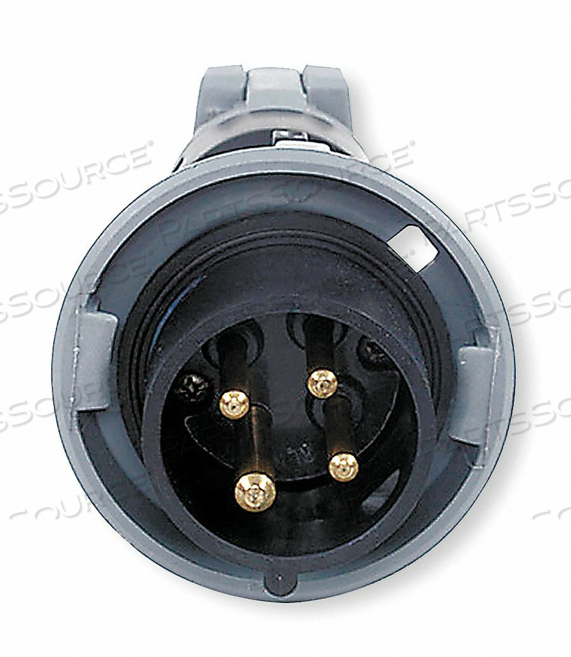 IEC PIN AND SLEEVE PLUG 3P 4W 20A 600V by Hubbell Incorporated, Wiring Device-Kellums IEC PIN AND SLEEVE PLUG 3P 4W 20A 600V by Hubbell Incorporated, Wiring Device-Kellums