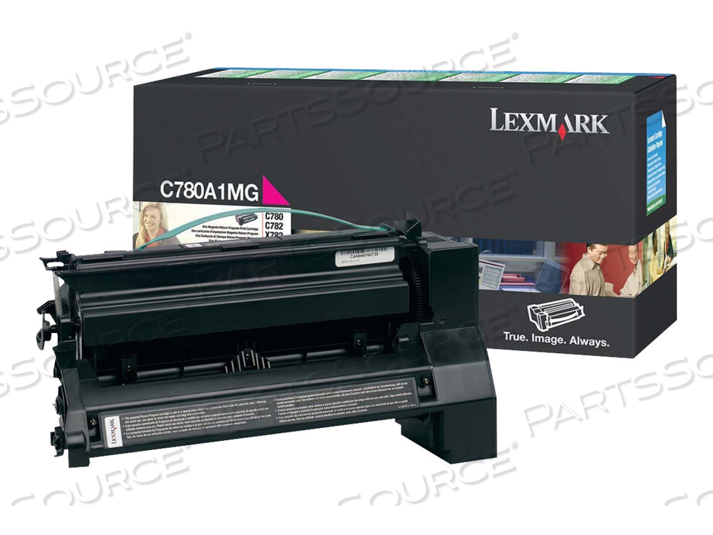 LEXMARK - MAGENTA - ORIGINAL - TONER CARTRIDGE LCCP, LRP - FOR C780DN, 780DTN, 780N, 782DN, 782DTN, 782N, X782E, 782E MFP, 782E PAGE PLUS SOLUTION 