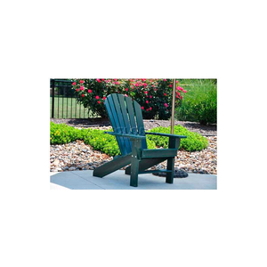 FROG FURNISHINGS RECYCLED PLASTIC SEASIDE ADIRONDACK CHAIR, GREEN by Jayhawk Plastics