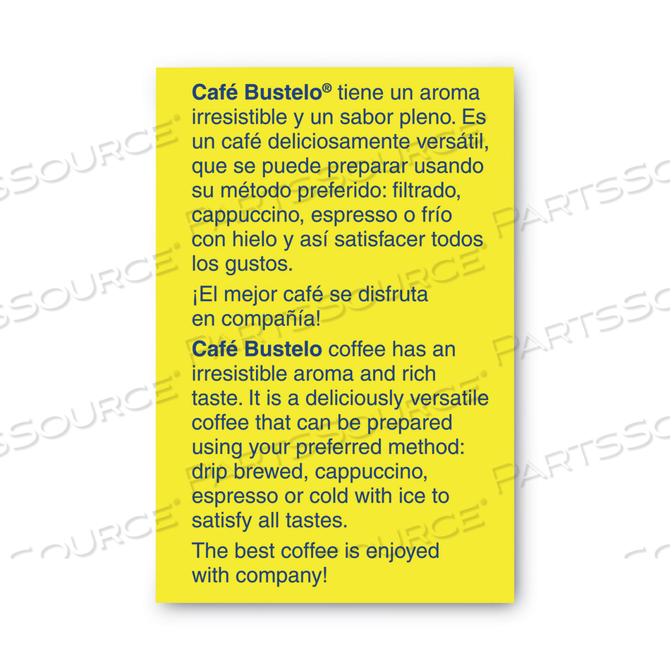 COFFEE, ESPRESSO, 10 OZ BRICK PACK by Cafe Bustelo