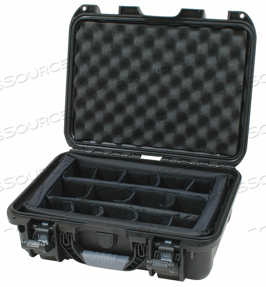 NANUK 920 CASE W/PADDED DIVIDER, 16-11/16"L X 13-3/8"W X 6-13/16"H, BLACK by Plasticase Inc.