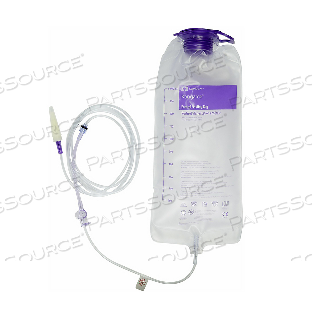 PUMP BAG SET, KANGAROO™ JOEY, 1000ML SIZE, PVC, 12 X 11 X 10IN DIMENSIONS, STERILE, WITH ENFIT® CONNECTOR by Cardinal Health 200, LLC