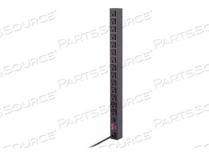 BASIC RACK ZERO U - POWER DISTRIBUTION STRIP - RACK-MOUNTABLE - AC 100/120 V - 1 by APC / American Power Conversion BASIC RACK ZERO U - POWER DISTRIBUTION STRIP - RACK-MOUNTABLE - AC 100/120 V - 1 by APC / American Power Conversion