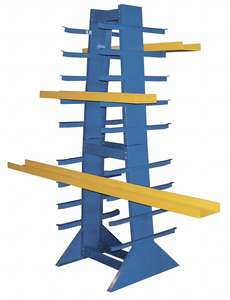 CANTILEVER RACK FREESTANDING 7 FT H by Vestil Manufacturing Corp.
