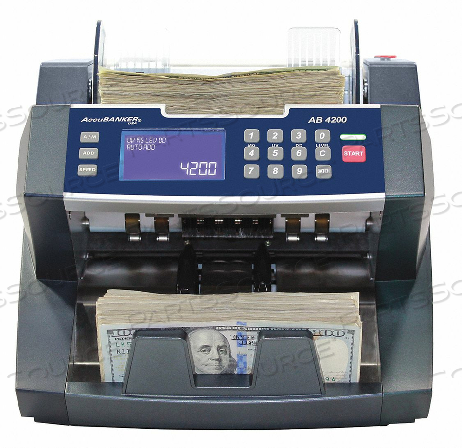 BILL COUNTER 300 BILLS CAPACITY by Accubanker BILL COUNTER 300 BILLS CAPACITY by Accubanker