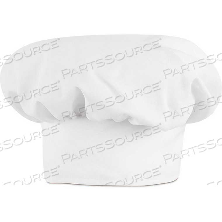CHEF DESIGNS CHEF HAT, WHITE, POLYESTER/COTTON, L by VF Imagewear, Inc.