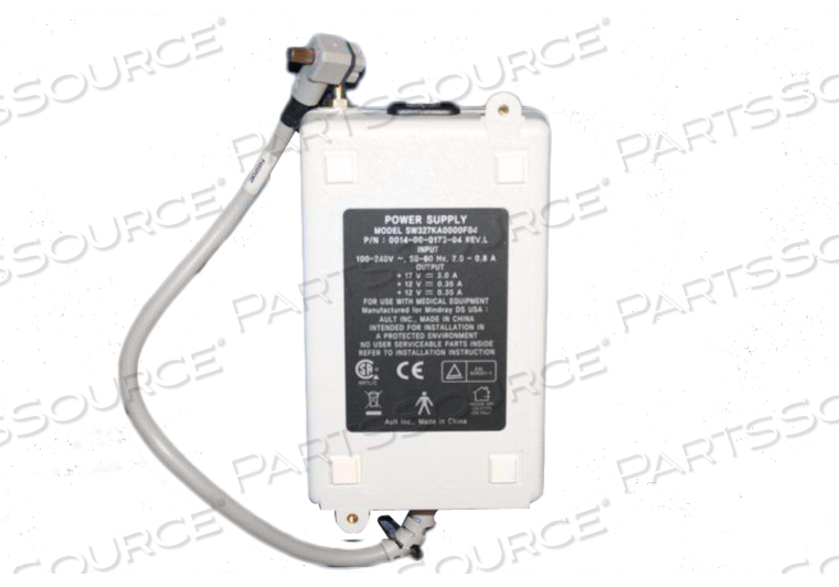 DESKTOP UNI AC/DC POWER PACK, 100 TO 240 VAC, 0.8 TO 2 A, 50/60 HZ, 8.5 IN 