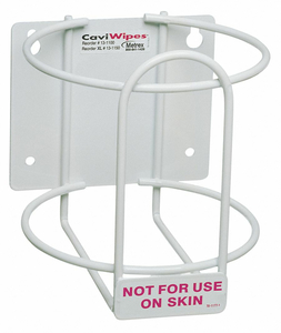 WALL BRACKET WHITE METAL HOLDS CAVIWIPES by Caviwipes