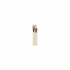 RG59/U + 18/2 SIAMESE CAMERA CABLE CMR 1,000 FT. SPOOL WHITE by Convergent Connectivity Technology
