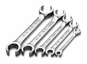 FLARE NUT WRENCH SET 5 PIECES 6 PTS by SK Professional Tools