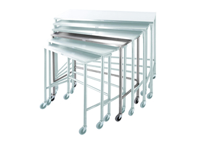 NESTED TABLE 36"W X 36"H X 18"D by Blickman NESTED TABLE 36"W X 36"H X 18"D by Blickman