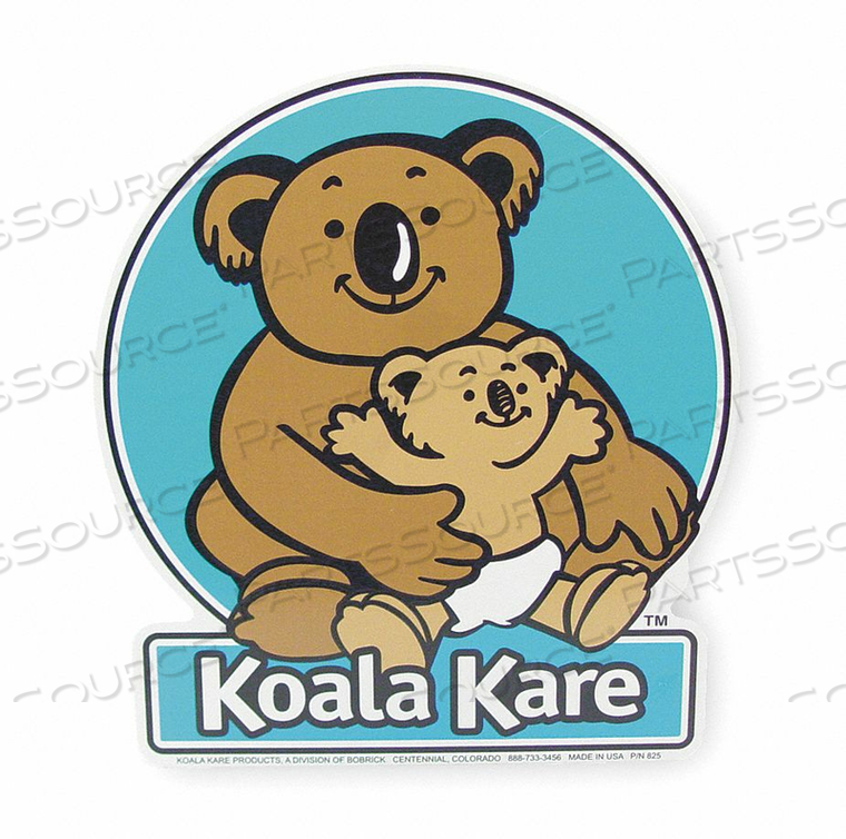 LABEL DOOR 10X11 KOALA by Koala Kare Products