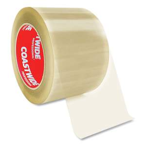 INDUSTRIAL PACKING TAPE, 3" CORE, 1.8 MIL, 3" X 110 YDS, CLEAR, 24/CARTON by Coastwide Professional