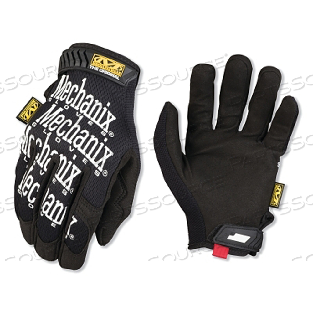 ORIGINAL GLOVE, NYLON' SYNTHETIC LEATHER, THERMAL PLASTIC RUBBER (TPR), TREKDRY, TRICOT, 2X-LARGE, BLACK by Mechanix Wear ORIGINAL GLOVE, NYLON' SYNTHETIC LEATHER, THERMAL PLASTIC RUBBER (TPR), TREKDRY, TRICOT, 2X-LARGE, BLACK by Mechanix Wear