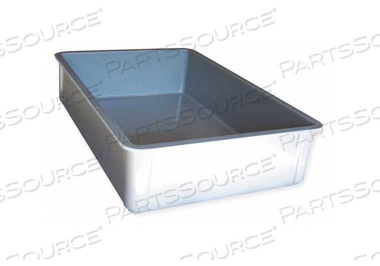 F8686 STACKING CONTAINER HD L 25 3/4 D 6 GRAY by Molded Fiberglass F8686 STACKING CONTAINER HD L 25 3/4 D 6 GRAY by Molded Fiberglass