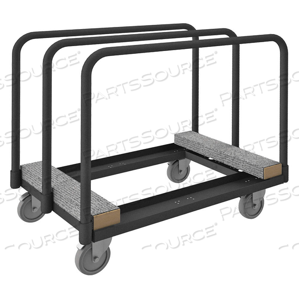 SINGLE-HEIGHT VERTICAL PANEL TRUCK WITH ADJUSTABLE RAILS, 1,000 LB LOAD CAPACITY by Approved Vendor